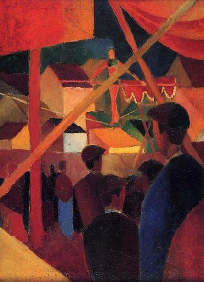 August Macke Seiltanzer oil painting image